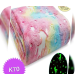 Rainbow Tie-Dye Blanket
