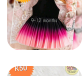 Girls Tulle Dress (Black/Pink)