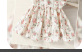 Girls Floral Dress (Cream)