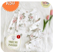 Girls White Floral Set